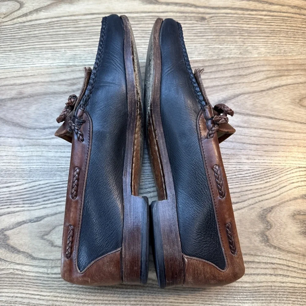 Allen Edmonds Nottingham Leather Tassel Loafers Brown Black Shoes‎ 8.5 D